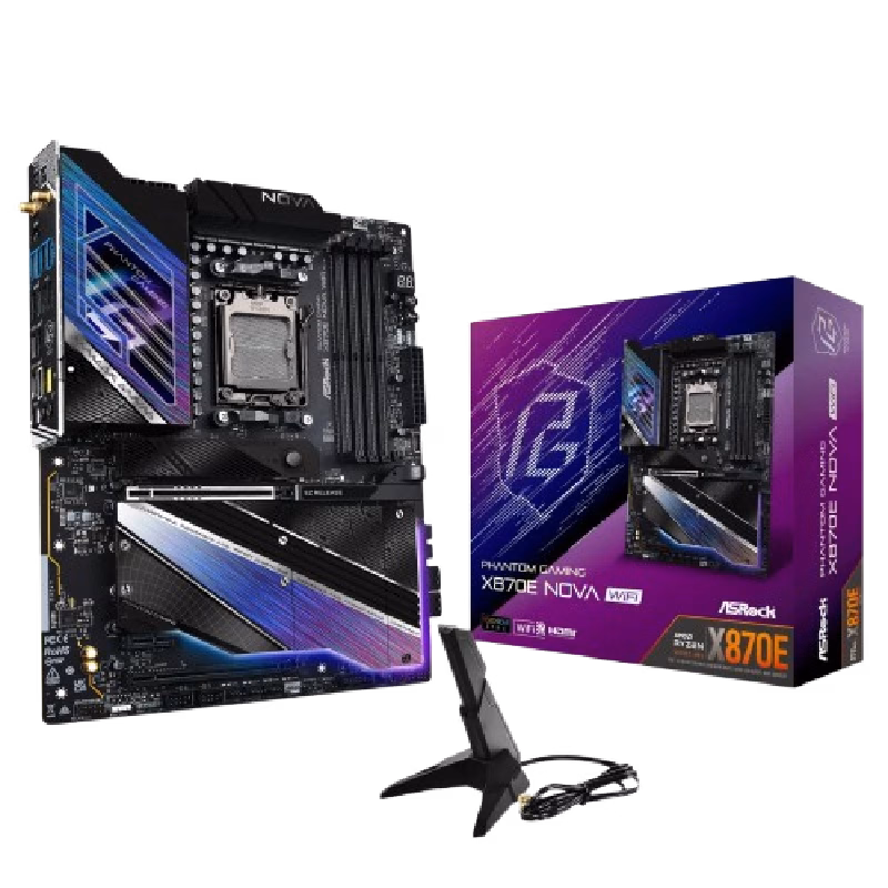 ASRock Phantom Gaming X870E Nova WIFI ATX Motherboard