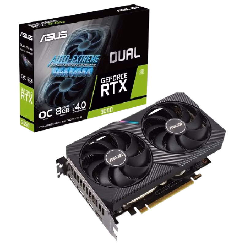 Asus Dual GeForce RTX 3050 OC Edition 8GB | 90YV0HH0-M0NA00