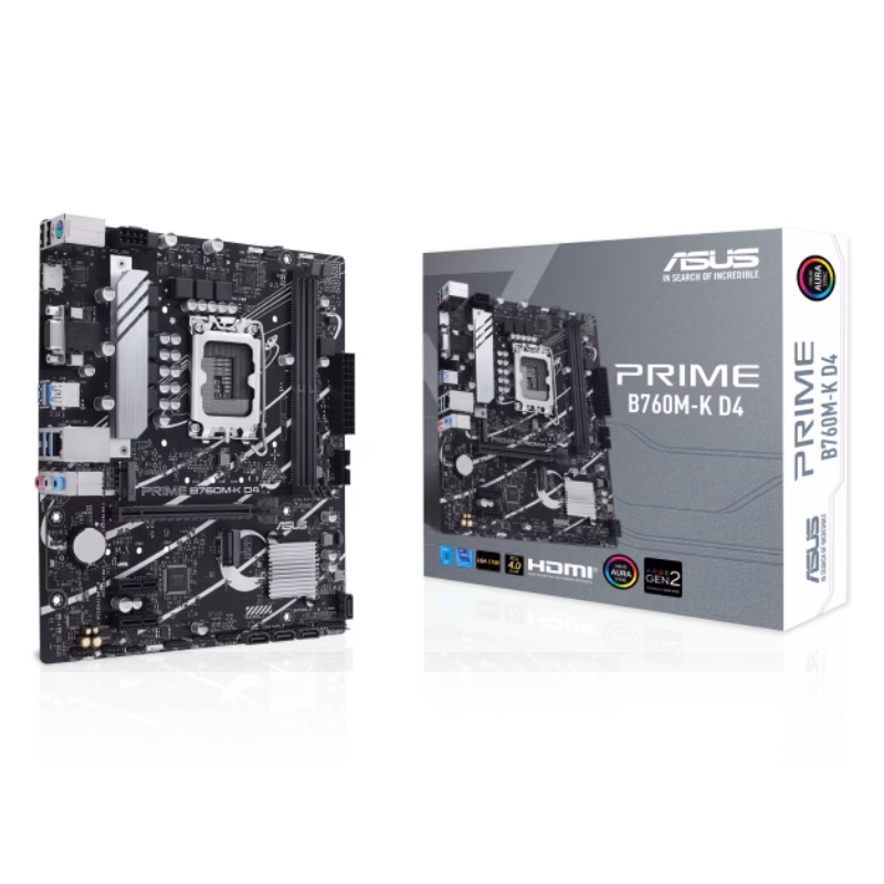 ASUS PRIME B760M-K D4 DDR4 MOTHERBOARD | 90MB1DS0-M0EAY0