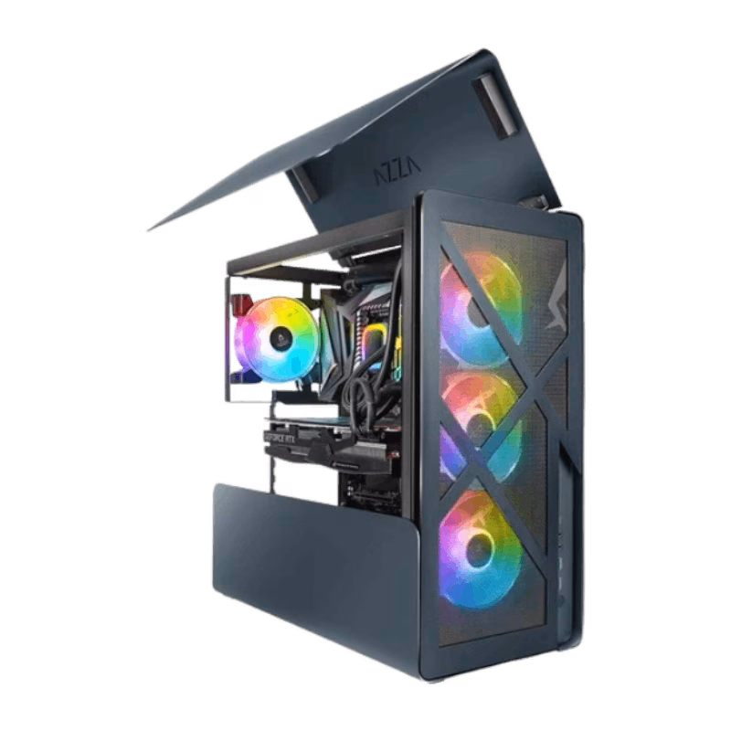 AZZA Cast 808BM Black Gaming Case | CSAZ-808B-M