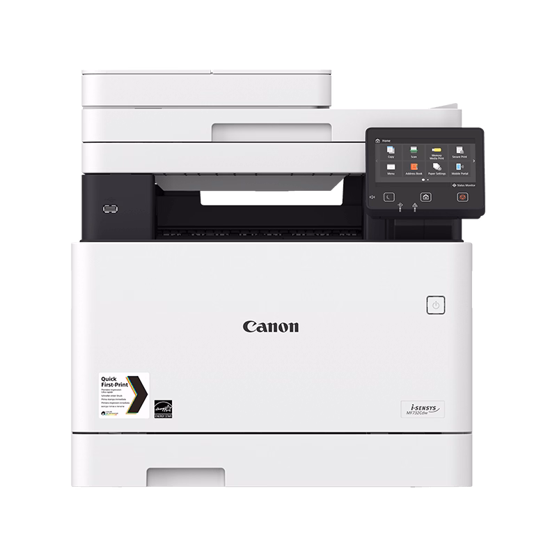 Canon Laser – 4 in 1 MF734Cdw Print/Copy/Scan/ FAX, + Hand Set, 27 PPM mono/color,12.7 cm LCD Colour Touch Screen, 1200 X 1200 print Quality Automatic duplex printing, duplex AD...