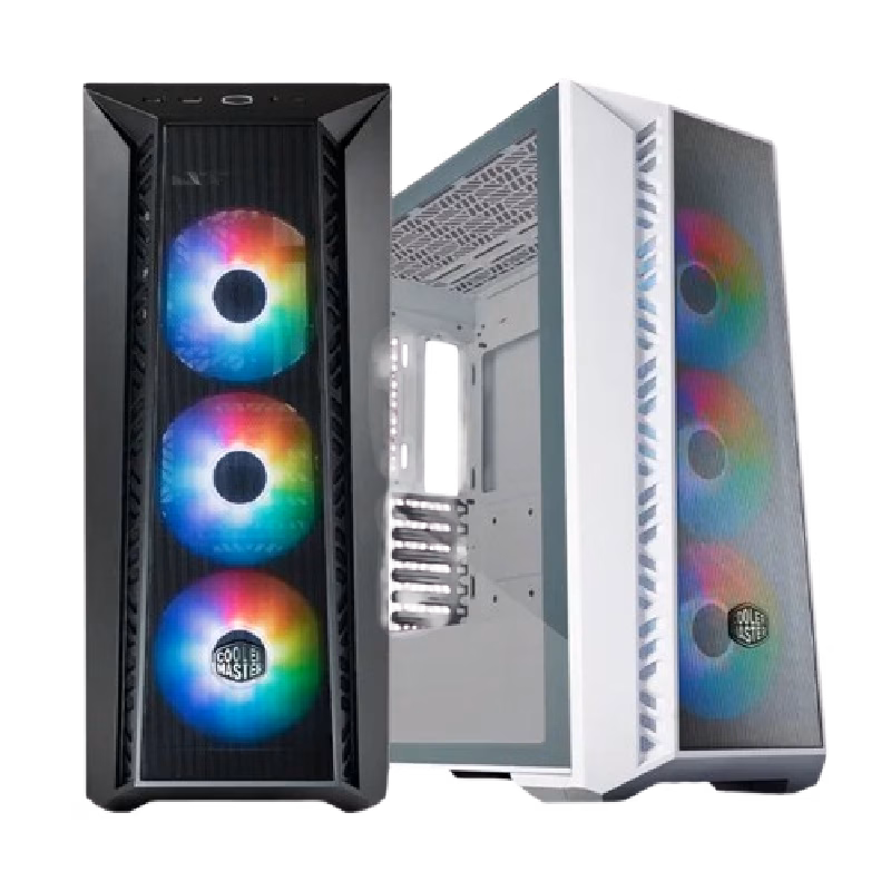 Cooler Master MasterBox 520 ARGB ATX Mid Tower Case Tempered Glass