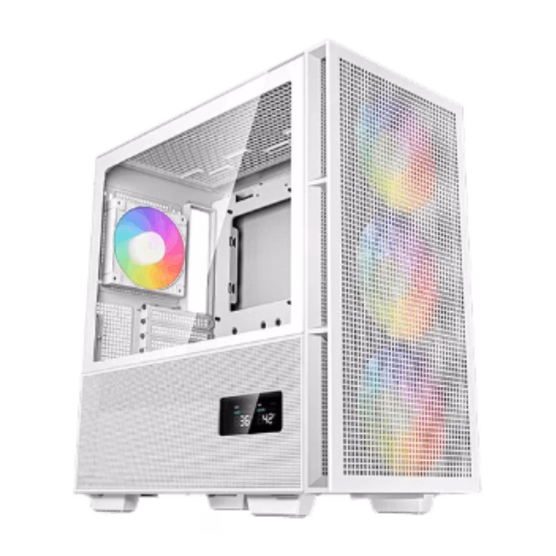 DeepCool CH560 DIGITAL ATX Airflow Case – White | Tax Included