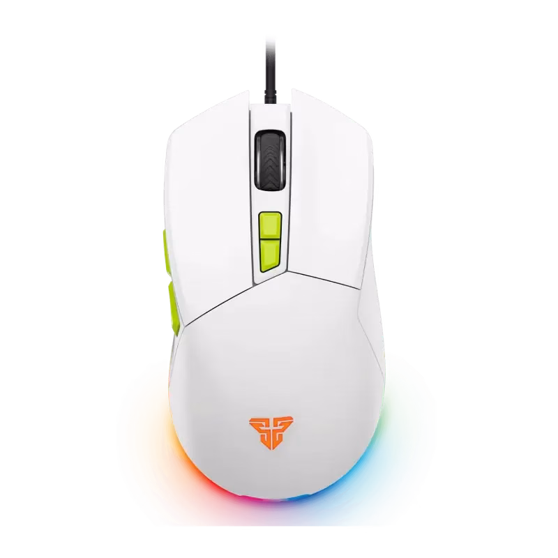 Fantech VX6 PHANTOM II, Advanced Sensor 7200DPI, RGB Lighting, PRO Wired Gaming Mouse | White