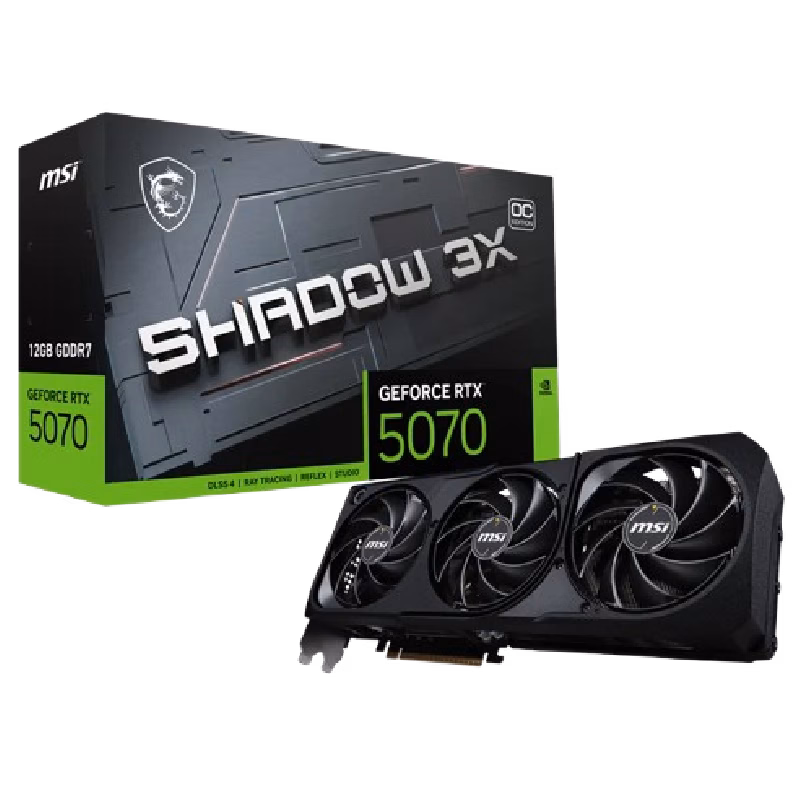 GeForce RTX 5070 12G SHADOW 3X OC | 1 Years Warranty