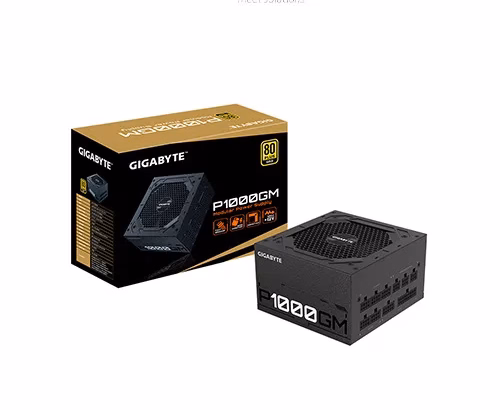 Gigabyte Power Supply 1000W 80 Plus Gold Certified | GP-P1000GM