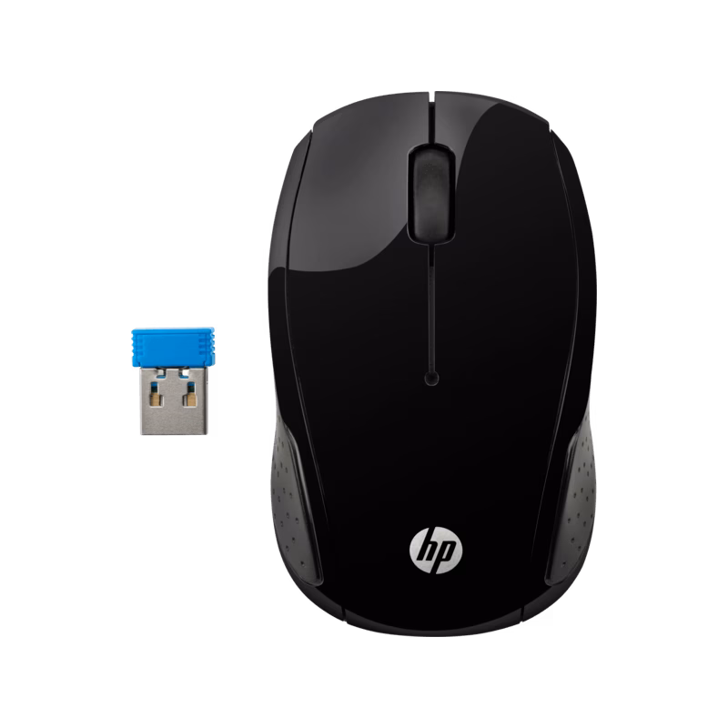 HP 200 Black Wireless Mouse | X6W31AA