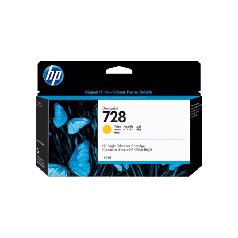 HP 728 130-ml Original DesignJet Ink Cartridge