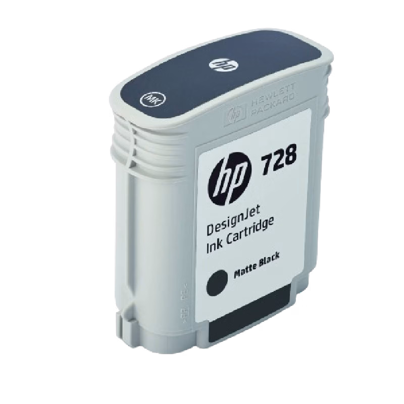 HP 728 69-ml DesignJet Original Ink Cartridge – Matte Black | F9J64A