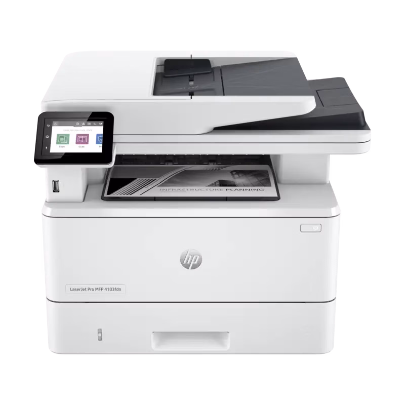 HP LaserJet Pro MFP 4103FDN Printer | 2Z628A
