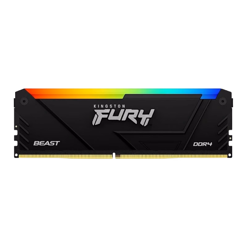HyperX Fury Beast 16GB RGB DDR4-3600 RAM | KF436C18BB2A/16