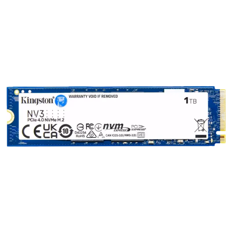 Kingston NV3 PCIe 4.0 1TB NVMe SSD | SNV3S/1000G