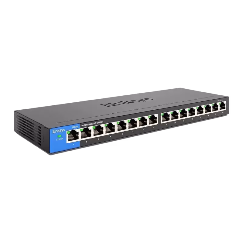 Linksys 16-Port Business Desktop Gigabit Switch | LGS116-EU
