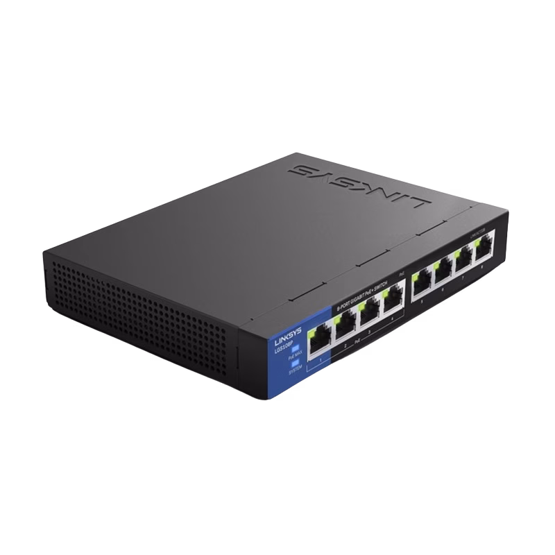 Linksys Business Switch 8 Ports PoE | LGS108P-UK