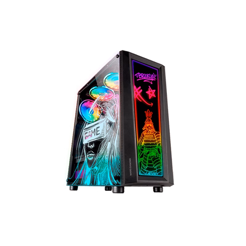 Mars Gaming MC-ART Artistic Gaming Case | Black | MCART