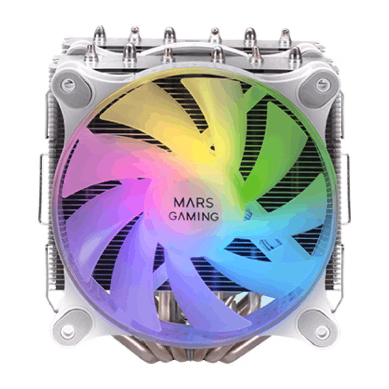 Mars Gaming MCPU-XTW ARGB Heatsink Cooler | White | Tax Free