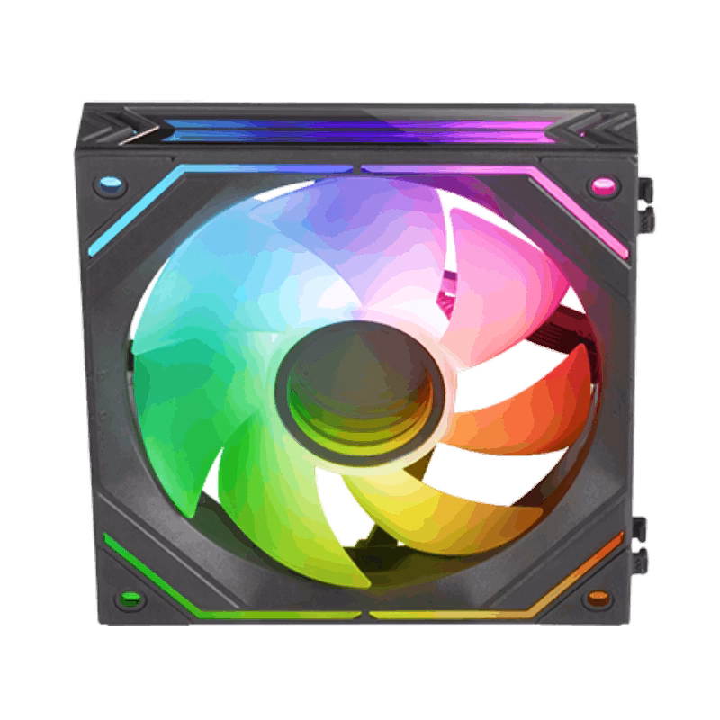 Mars Gaming MF-LINKFINITY Modular PWM Fan | Black | Tax Free