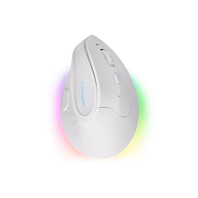 Mars Gaming MM-SKW Wireless Vertical Gaming Mouse | White | Tax Free