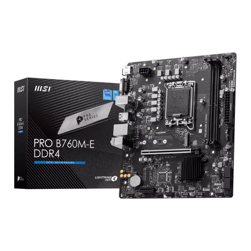 MSI B760M-E DDR4 Motherboard Micro-ATX | 911-7D48-025 TF