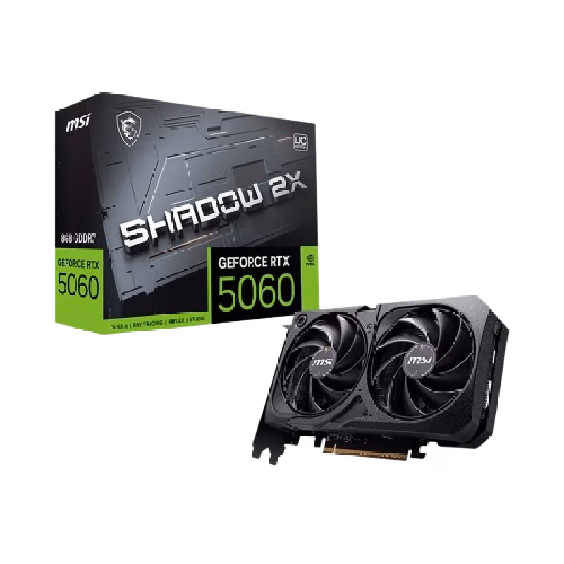 MSI GEFORCE RTX 5060 8GB SHADOW 2X OC VGA
