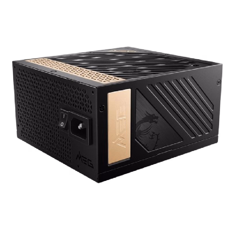 MSI MEG Ai1300P PCIE 5.0 1300W Power Supply 80 Plus PLATINUM Full Modular Gaming PSU