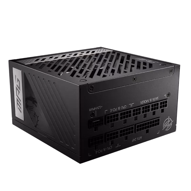 MSI MPG A1000G PCIe 5 & ATX 3.0 80+ Gold PSU | 306-7ZP7C11-CE0