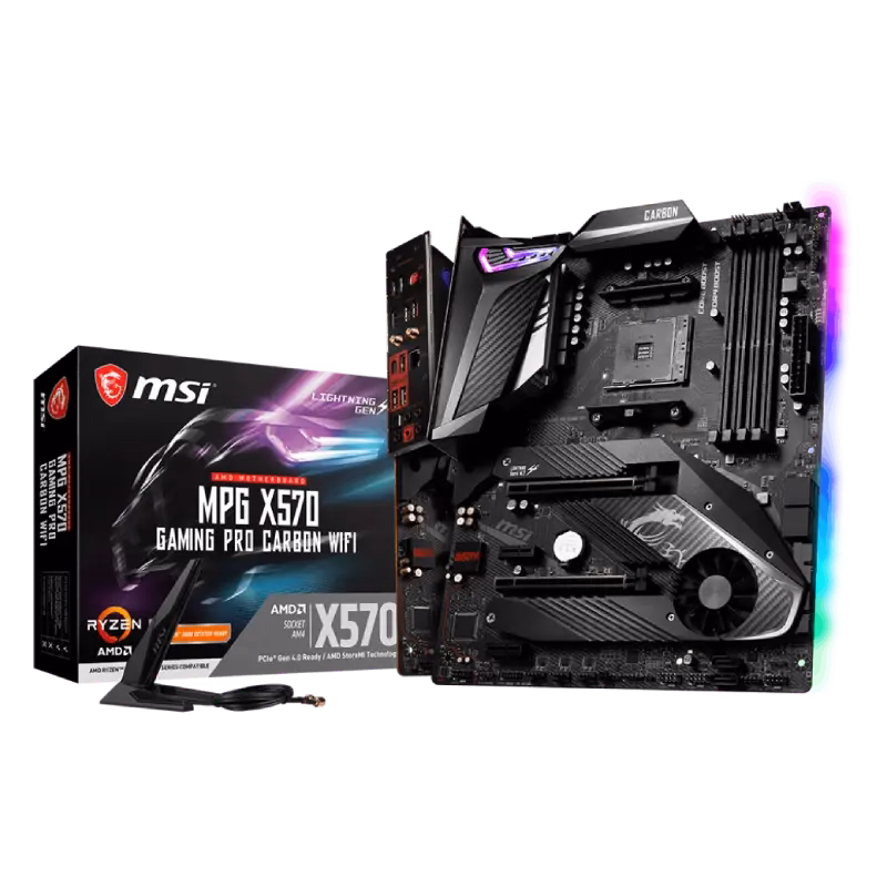 MSI MPG X570 Gaming Pro Carbon WIFI DDR4 Motherboard | 911-7B93-013