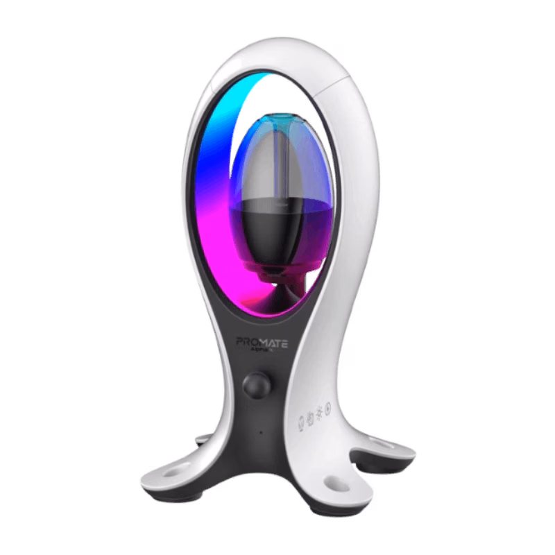 Promate Alpha-X RGB Speaker with Headphone Stand and USB Hub