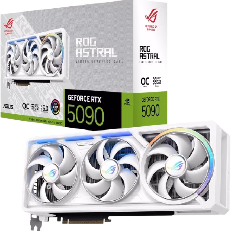 ROG Astral GeForce RTX 5090 32GB GDDR7 WHITE OC Edition