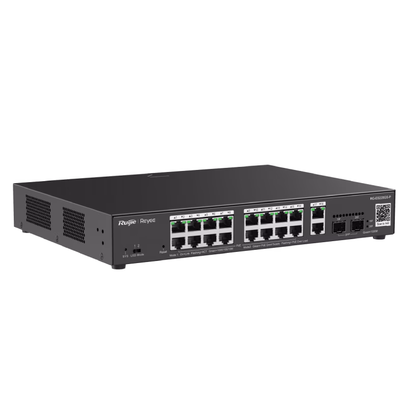Ruijie Reyee RG-ES220GS-P 20-Port Gigabit Smart Cloud Managed PoE Switch | Tax Included