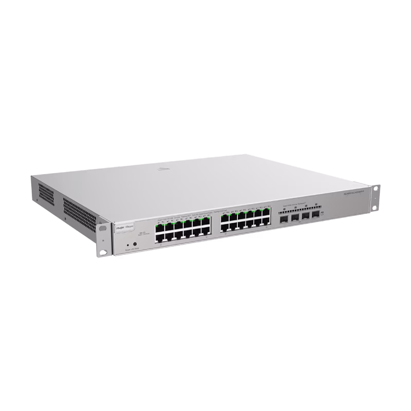 Ruijie Reyee RG-NBS5200-24GT4XS-P 24-port Gigabit Layer 3 Non-PoE Switch, 4 SFP+ Uplink | Tax Included