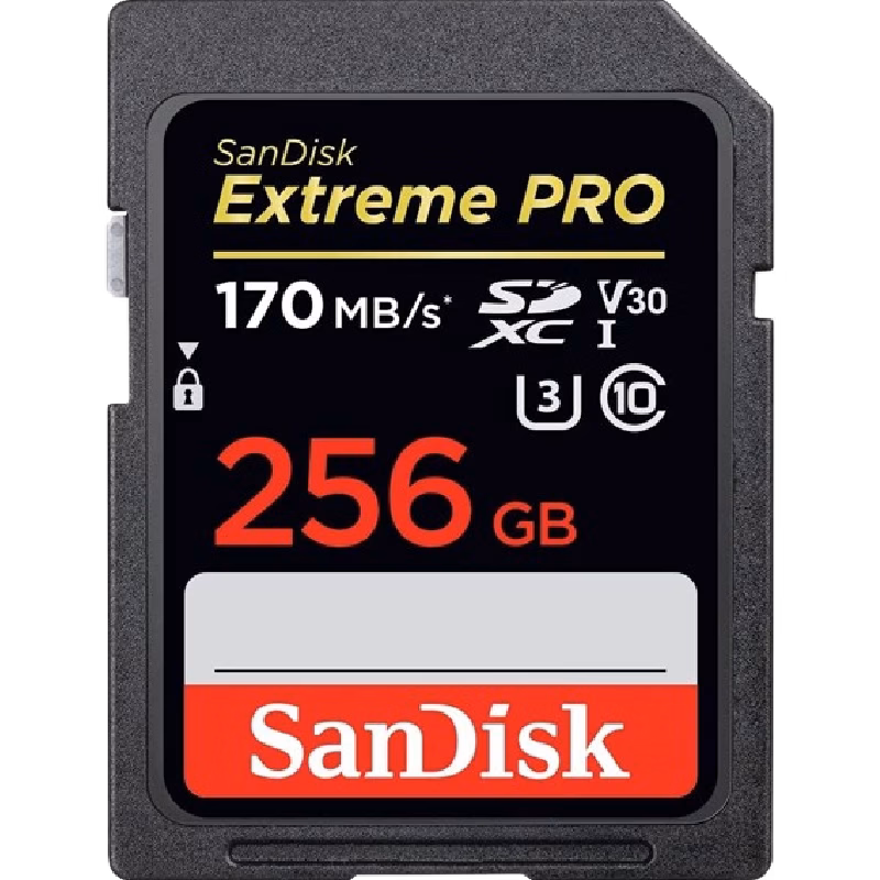 SanDisk 256GB Extreme Pro SD Card | ‎SDSDXXY-256G