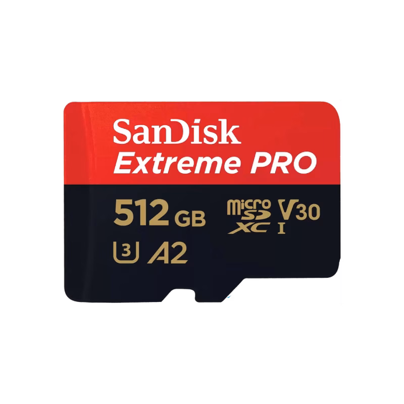 SanDisk Extreme PRO microSDXC™ UHS-I Card – 512GB | SDSQXCD-512G-GN6MA