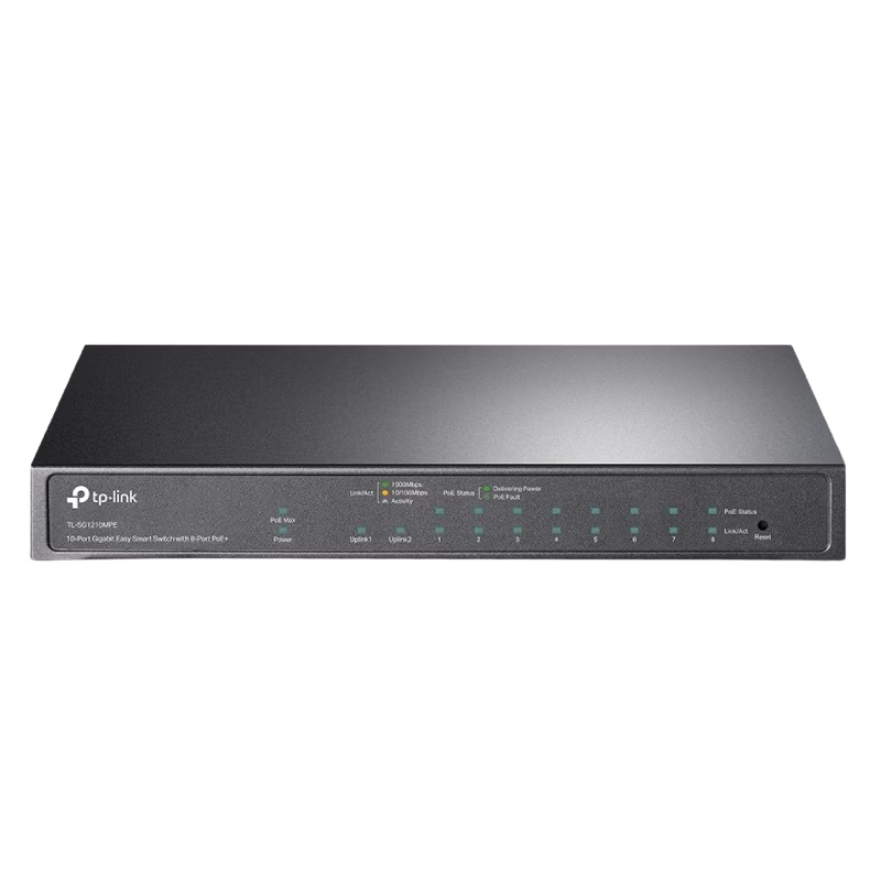 TP-link 10-Port Gigabit Easy Smart Switch | TL-SG1210MPE