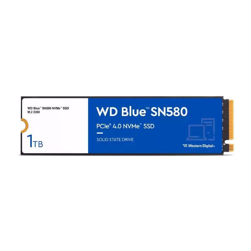 Western Digital Blue SN580 1TB NVMe SSD | 2 Years Warranty