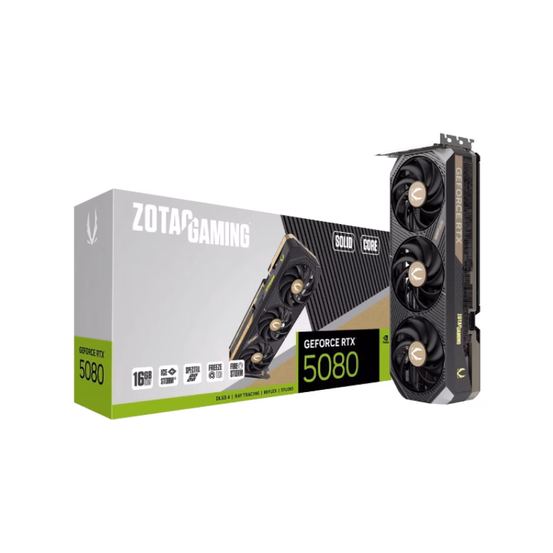 ZOTAC GAMING GeForce RTX 5080 SOLID CORE | Tax Included