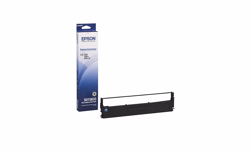 Epson S015633 Black Fabric Ribbon Cartridge