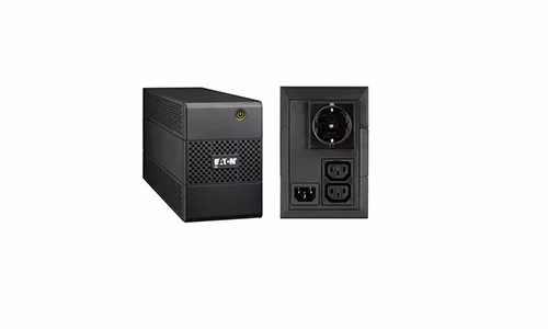 UPS 5E650IUSBDIN Eaton Line Interactive UPS 650VA / 360W, AVR, 1 Schuko (DIN) + 2 IEC, USB port, software, Input / Output jacks included for Telephone / Modem / Internet Line su...