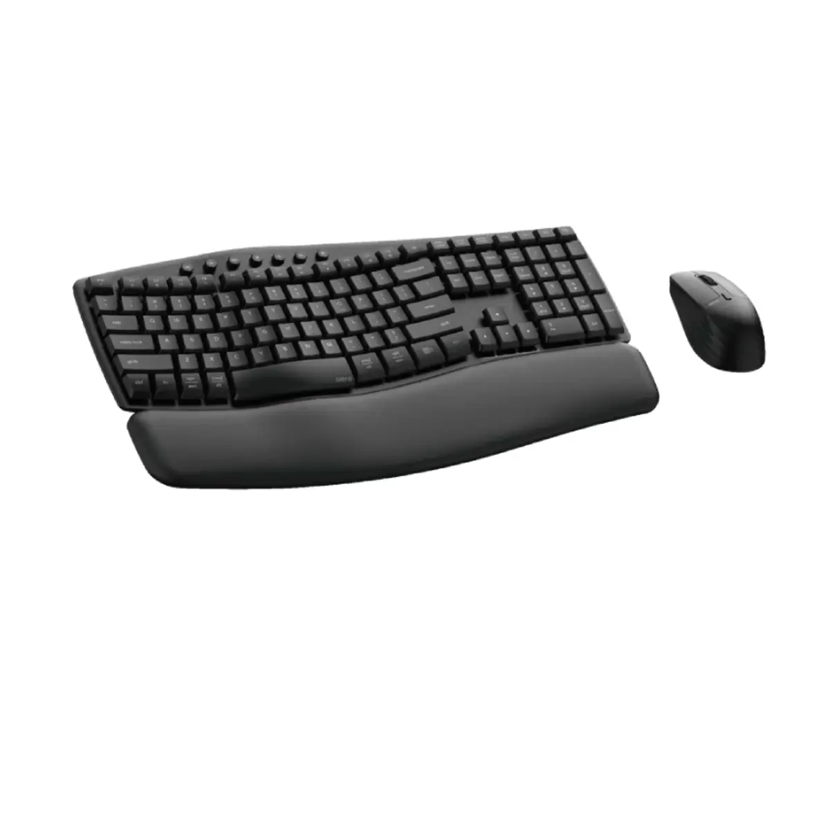 FANTECH WKM71 AERA ARCH: The Ultimate Natural Curved Ergonomic Wireless Combo, High-Performance Silent Keyboard & Mouse