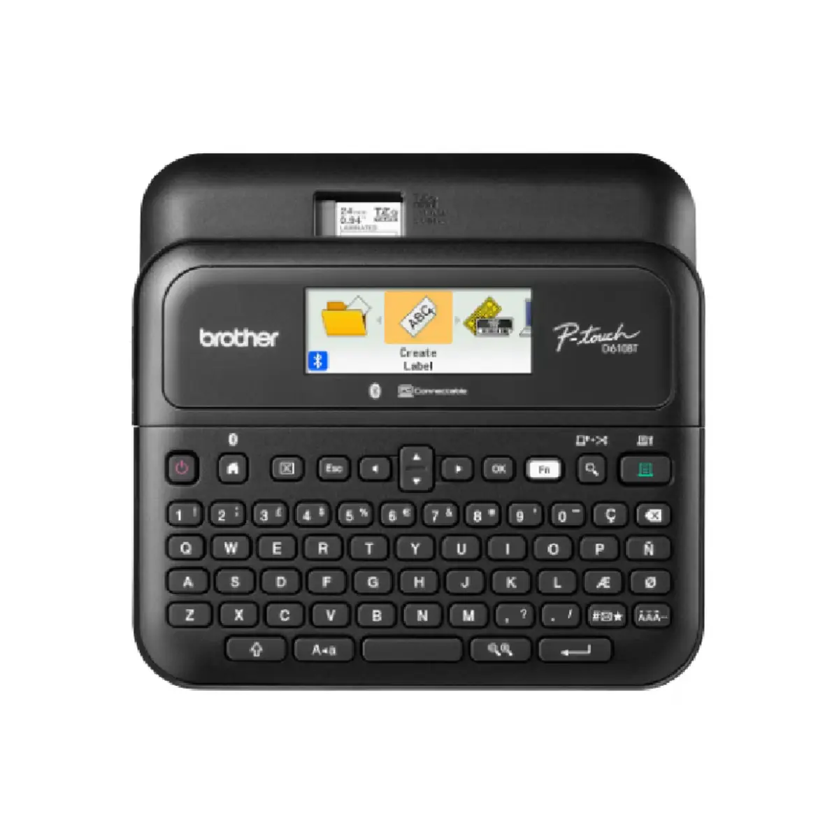 Brother PT-D610BT Label Printer with Colour LCD display