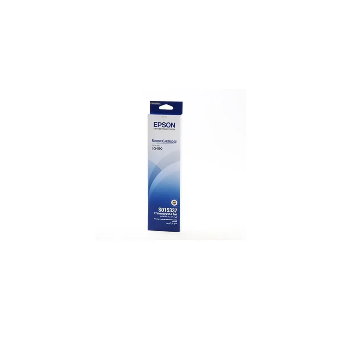 Epson S015337 Black Fabric Ribbon Cartridge