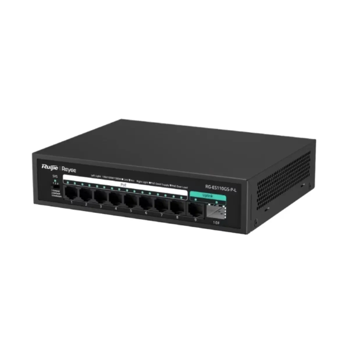 Ruijie Reyee RG-ES110GS-P-L 10-Port 10/100/1000 Mbps Unmanaged PoE Switch | Tax Included