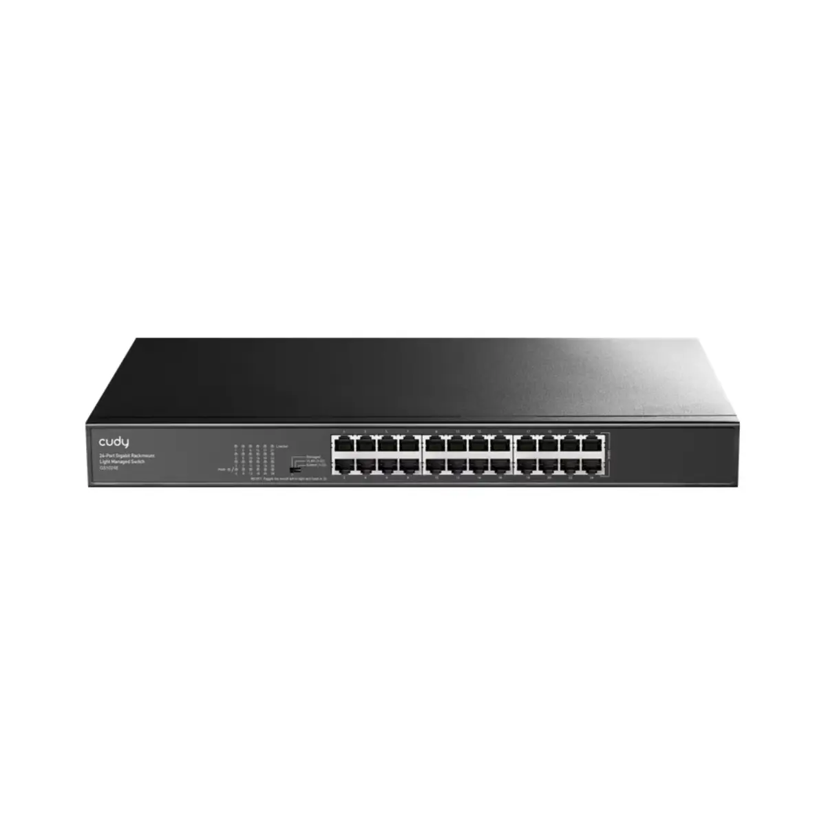 Cudy 24 Port Gigabit Rackmount Light Managed Switch | GS1024E