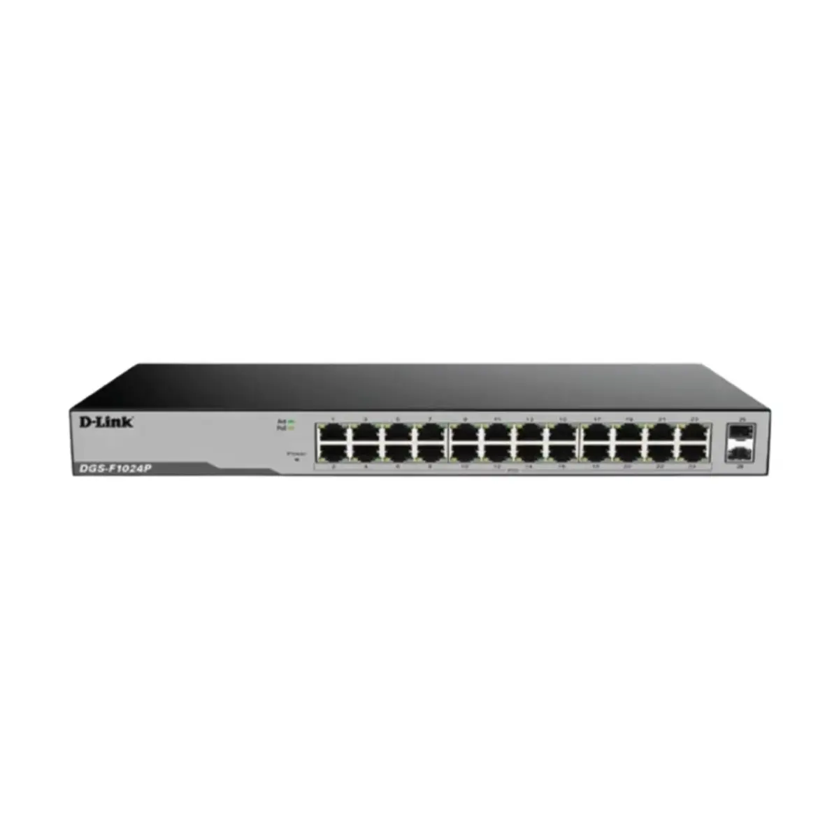 D-Link 24 Port Gigabit Unmanaged POE Switch 2 SFP Ports