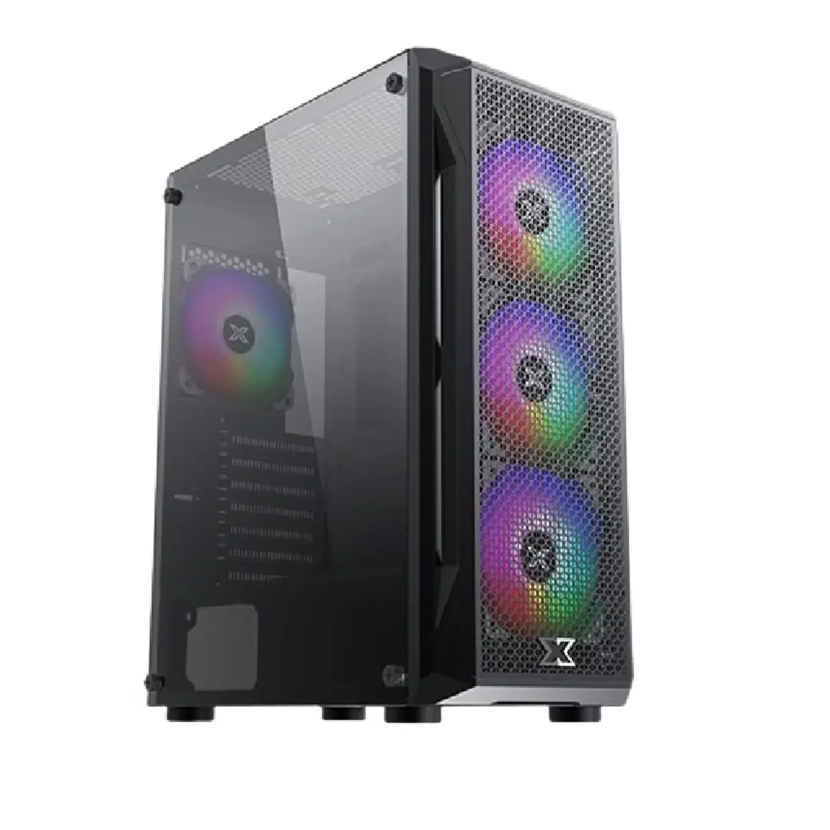 Xigmatek Gaming X Mid Tower Gaming Case 4fans RGB | Gaming X