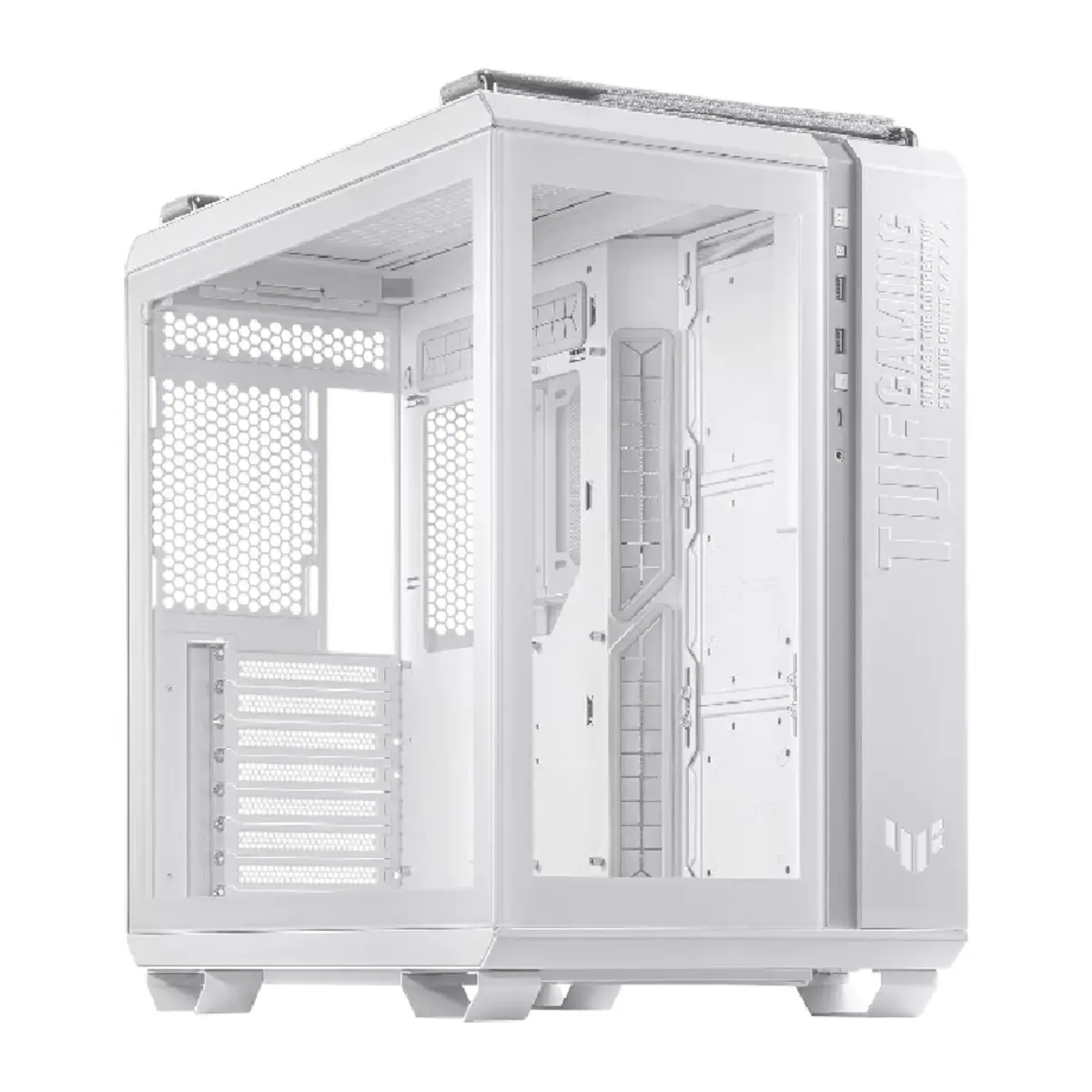 ASUS TUF Gaming GT502 PLUS WHITE TG case | 90DC0093-B19000 | 3 Years Warranty