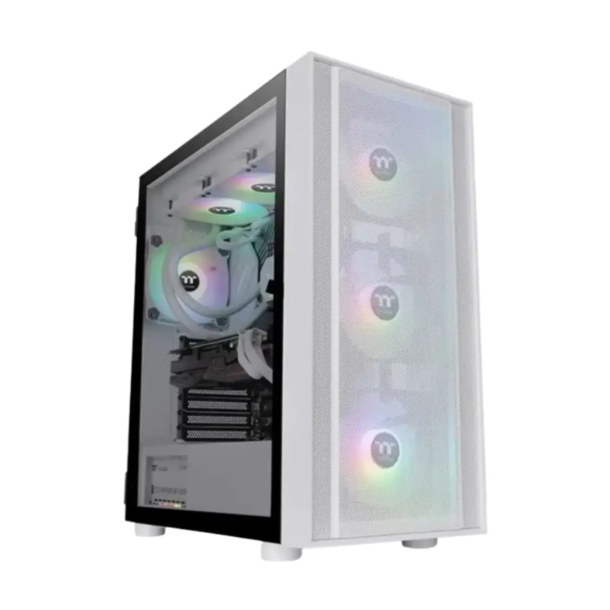 Thermaltake H570 TG ARGB Snow Mid Tower Chassis