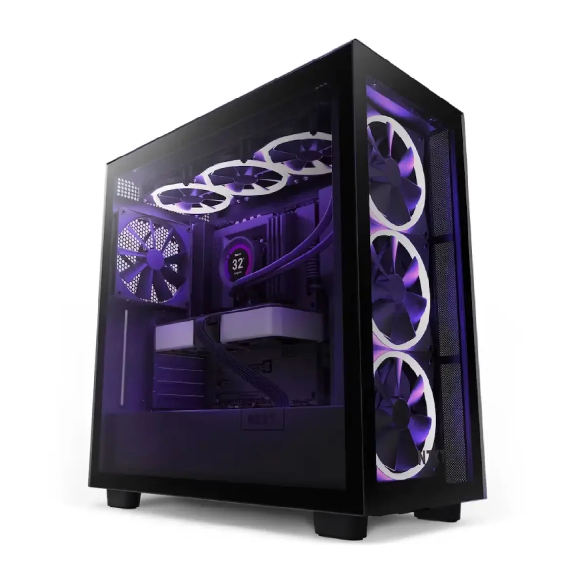 NZXT H7 Elite Black Premium Mid-Tower Case | CM-H71EB-02