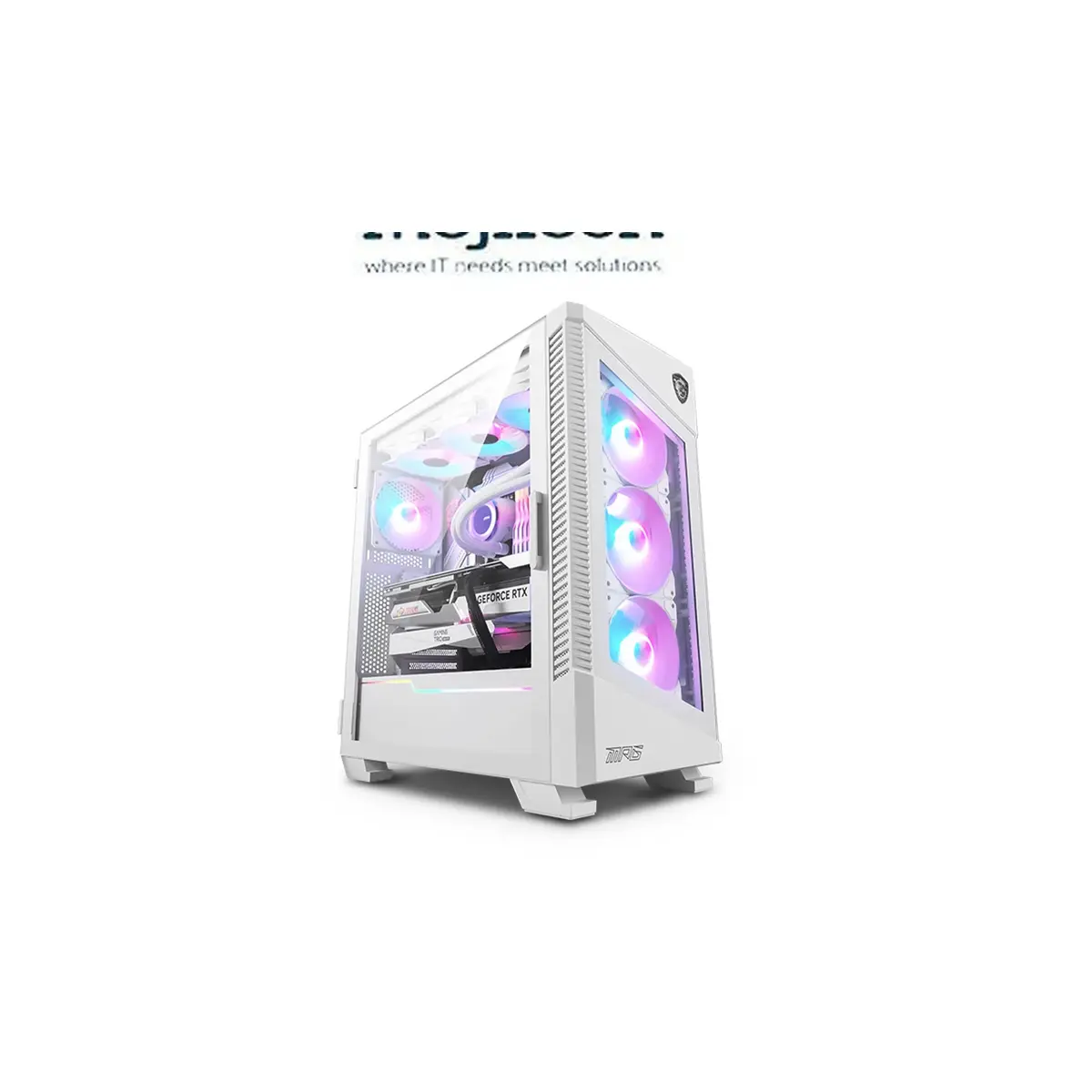 MSI MPG VELOX 100R WHITE 4 FANS CASE