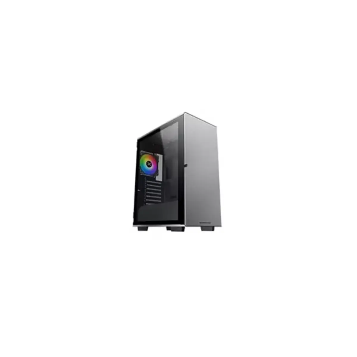 Xigmatek LUX A Shadow Metal Grey RGB Fans Galaxy II Case